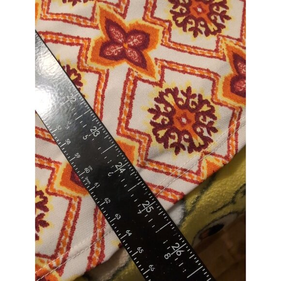 Tea Please Multicolor Keyhole Back Blouse Women's Size L NWT - Picture 7 of 7